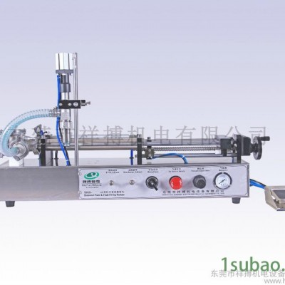 广州半自动膏液两用灌装机 灌装头带防滴漏防拉丝装置灌装设备