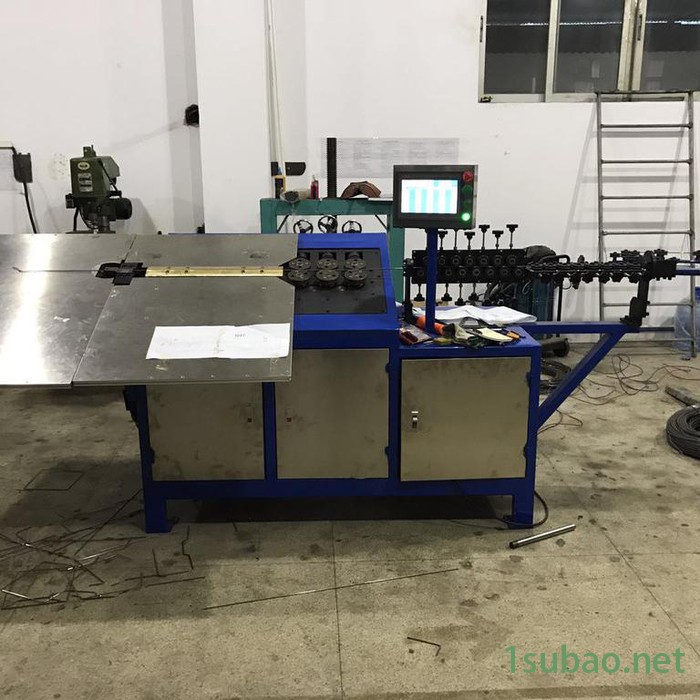 线材自动折弯成型机，拉篮铁线2D折弯机，线框折弯对焊一体机，灯罩铁线自动折弯机，工艺品铁线自动成型机图3