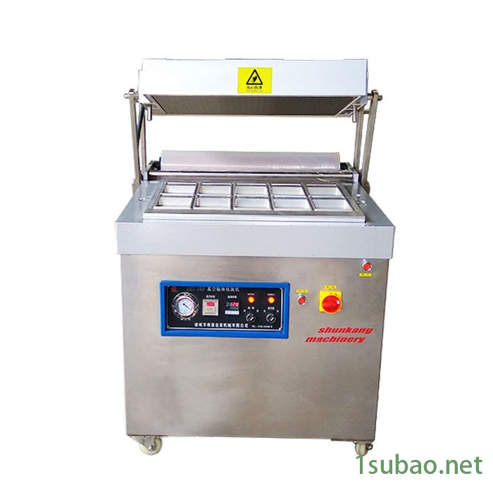 舜康DZT760真空贴体包装机 海鱼丸真空贴体包装金属吸塑机图5