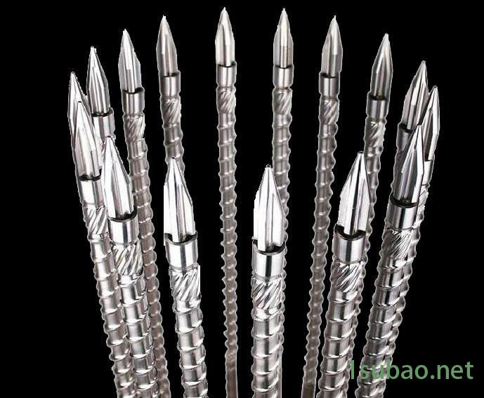 定做pvc型材注塑机螺杆_注塑机合金螺杆炮筒_图4