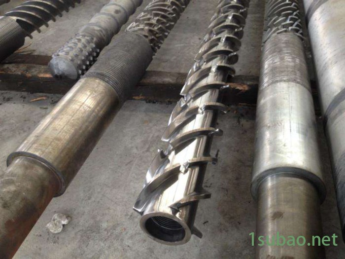 定做pvc型材注塑机螺杆_注塑机合金螺杆炮筒_图3