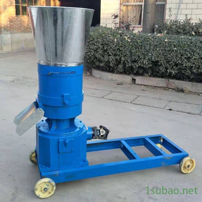 高温杀菌饲料颗粒机 动物饲料颗粒机 120型饲料颗粒机 颗粒自动成型机图2