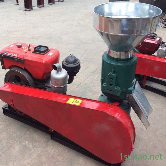 高温杀菌饲料颗粒机 动物饲料颗粒机 120型饲料颗粒机 颗粒自动成型机图6