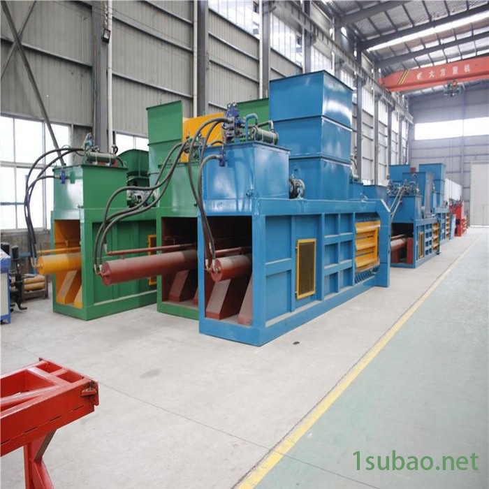 富德废纸塑料薄膜液压打包机全自动废纸壳打包成型机废旧编织袋打包机生活垃圾压缩打包机大型垃圾打包机图2