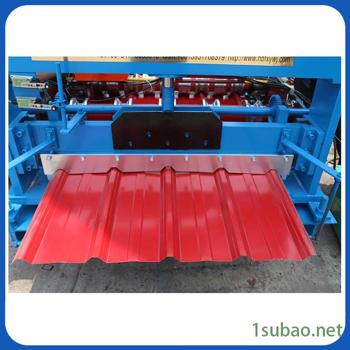 厂家定制角驰压瓦机 820型全自动彩钢屋顶角驰成型机 双油缸液压切断图5