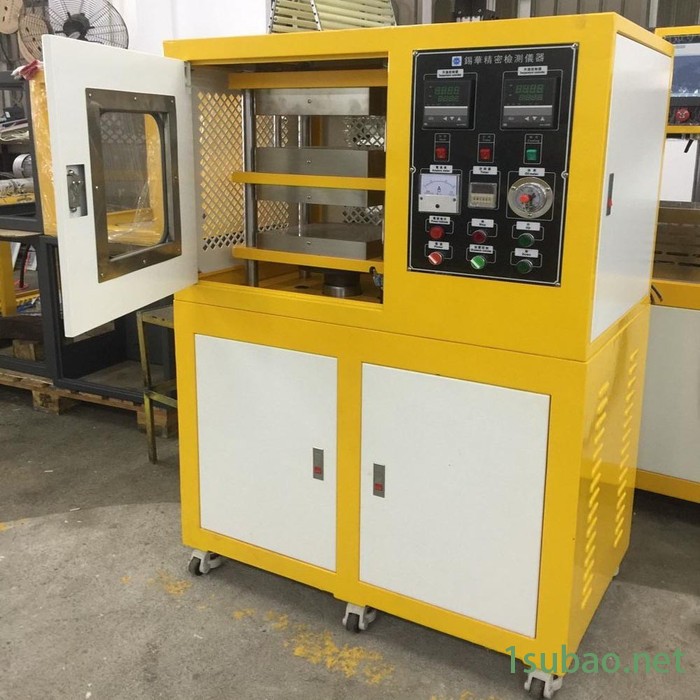 50吨电加热平板硫化机 热压成型机 橡胶塑料压片试验机 全自动平板硫化机质量优图2