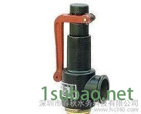 弹簧式安全阀A27W-10T 铸铁安全阀 微启式安全阀储气罐图2