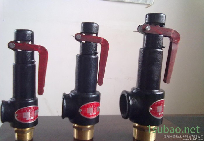 弹簧式安全阀A27W-10T 铸铁安全阀 微启式安全阀储气罐图3