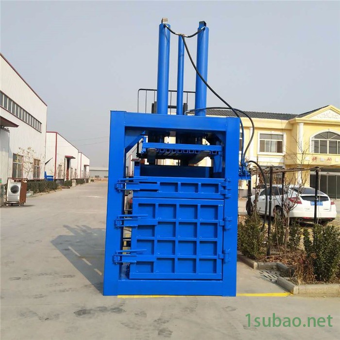 废旧纸箱打包成型机 启航塑料压缩打包成型机 山东全自动40吨小型液压打包机图2