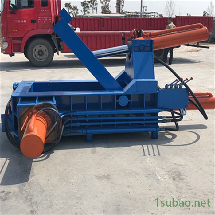 睿迪牌卧式废铁压块机 全自动铁销金属成型机 废铁液压压块机图2