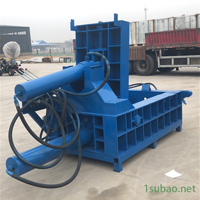 睿迪牌卧式废铁压块机 全自动铁销金属成型机 废铁液压压块机图5