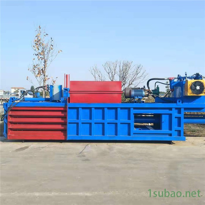 120吨卧式废纸打包机液压易拉罐打包成型机全自动卧式打包机图7