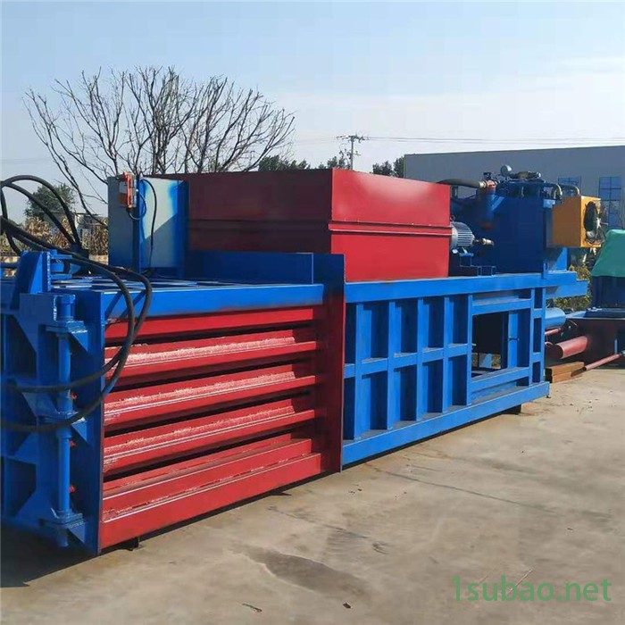 120吨卧式废纸打包机液压易拉罐打包成型机全自动卧式打包机图5