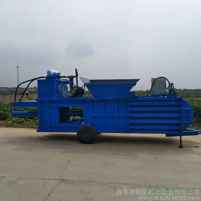 120吨卧式废纸打包机液压易拉罐打包成型机全自动卧式打包机图4