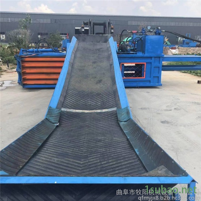 120吨卧式废纸打包机液压易拉罐打包成型机全自动卧式打包机图3