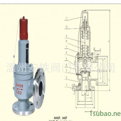 A42F气体弹簧封闭式安全阀 浙江安全阀厂家