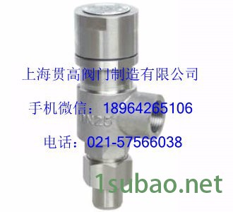 贯高A21F-25P 安全阀《弹簧微启式外螺纹安全阀》图3