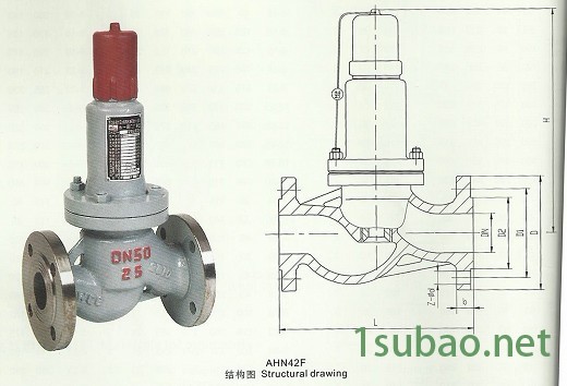 供应永一平行式安全阀，AH42F永一安全阀，永一安全阀图2