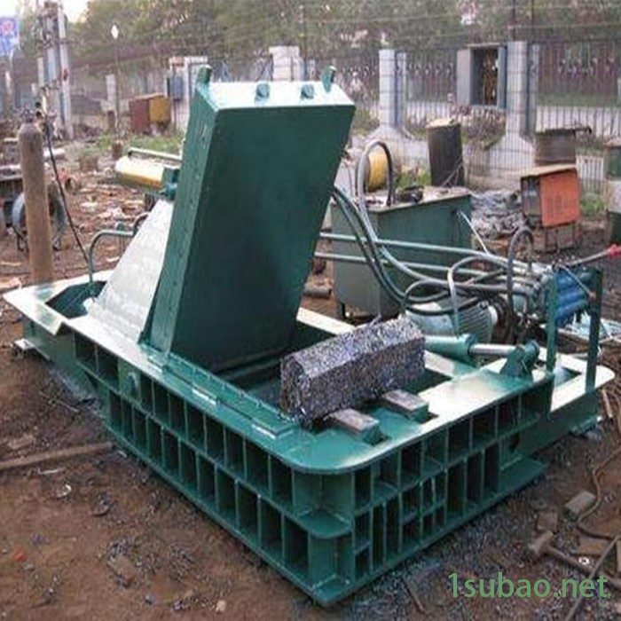 睿迪牌卧式液压铁皮成型机 全自动铁屑下脚料压块机图2