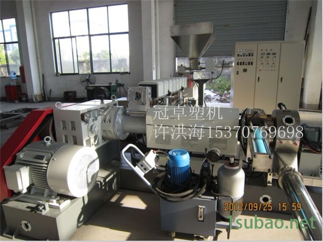 供应冠卓塑机广东省PVC电缆料造粒机/造粒设备/定制加工图2