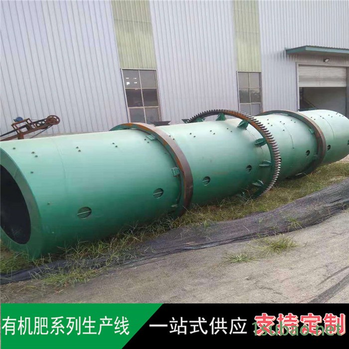 富德1000污泥制粒机沼渣发酵转鼓造粒机羊粪大型有机肥生产线猪粪加工自动造粒机设备猪舍垫料粪便造粒成型机图8