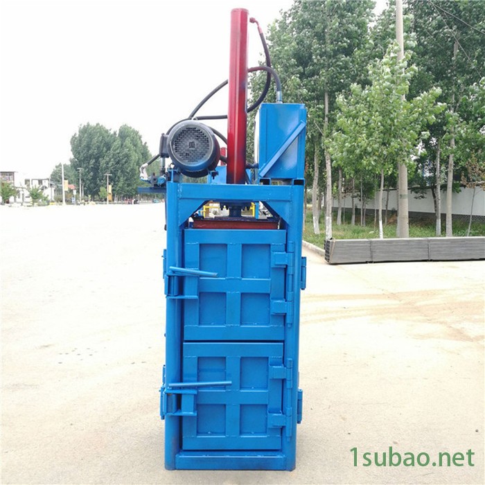 全自动锯末打包机 大型垃圾处理压缩成型机 多功能泡沫下脚料压扁机厂家图4