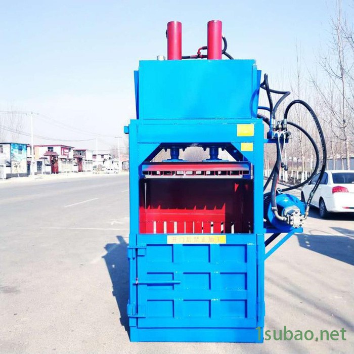 全自动锯末打包机 大型垃圾处理压缩成型机 多功能泡沫下脚料压扁机厂家图6