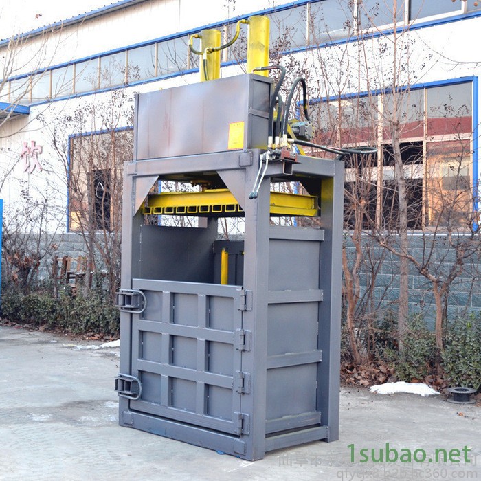 编织袋压缩捆扎机 半自动海绵压块成型机 10t纤维打包机图7