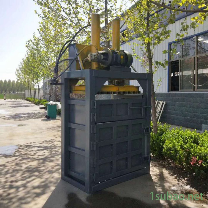 编织袋压缩捆扎机 半自动海绵压块成型机 10t纤维打包机图6