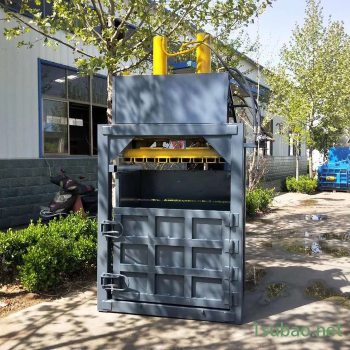 编织袋压缩捆扎机 半自动海绵压块成型机 10t纤维打包机图2