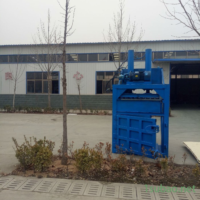 编织袋压缩捆扎机 半自动海绵压块成型机 10t纤维打包机图4