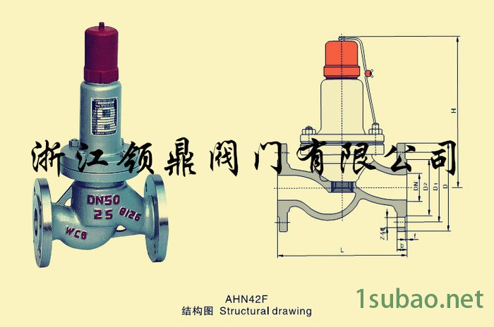 安全回流阀 AHN42F-16C 平行式安全回流阀 液化气安全阀 石油气罐泵出口安全阀图2
