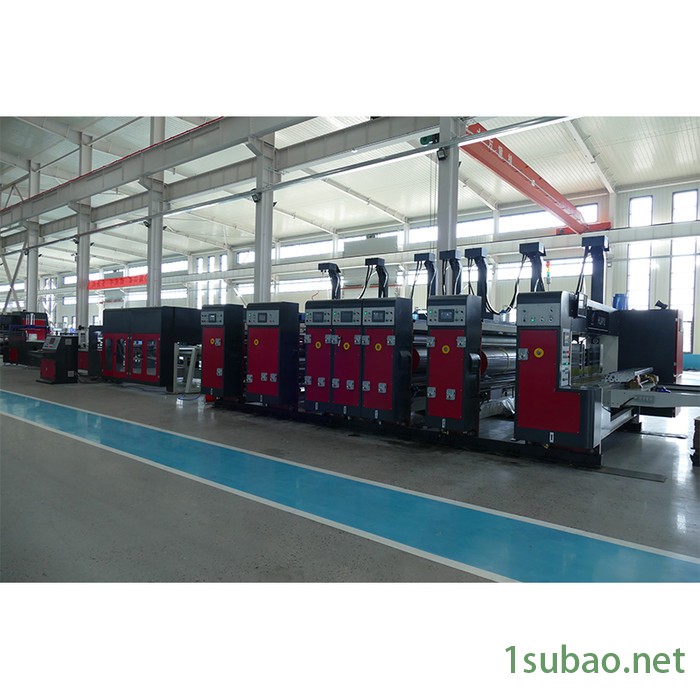 华誉 包装专用成型机 全自动印刷粘箱打包一体机 下折粘箱联动线 中国纸箱包装机械产生基地图6