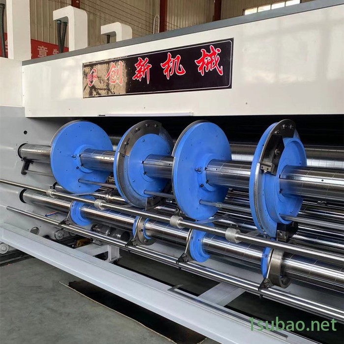 创新1425 水墨印刷机生产厂家 半自动水墨印刷开槽一体机 快递纸箱成型机器 纸箱生产设备图7