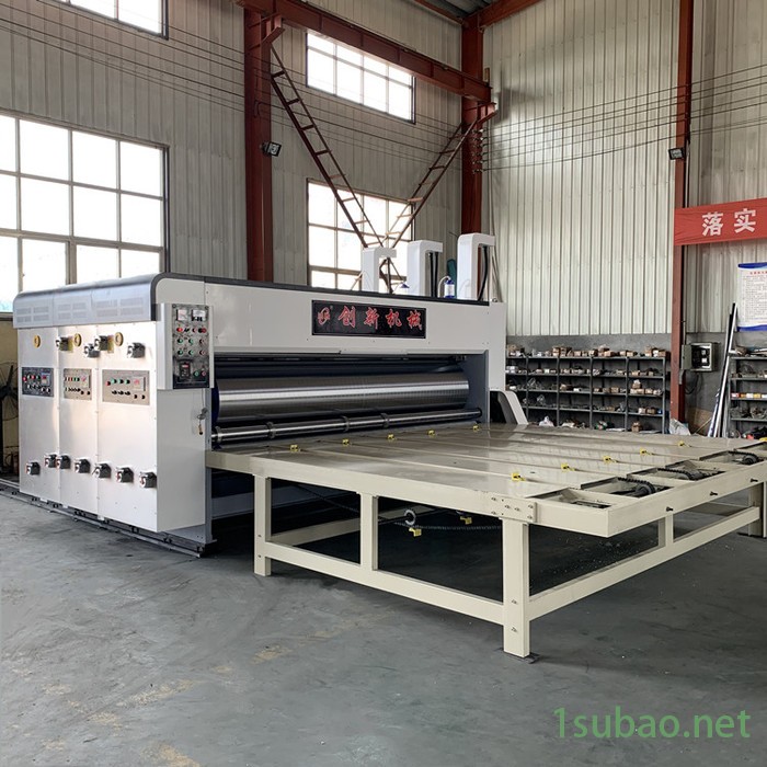 创新1425 水墨印刷机生产厂家 半自动水墨印刷开槽一体机 快递纸箱成型机器 纸箱生产设备图2