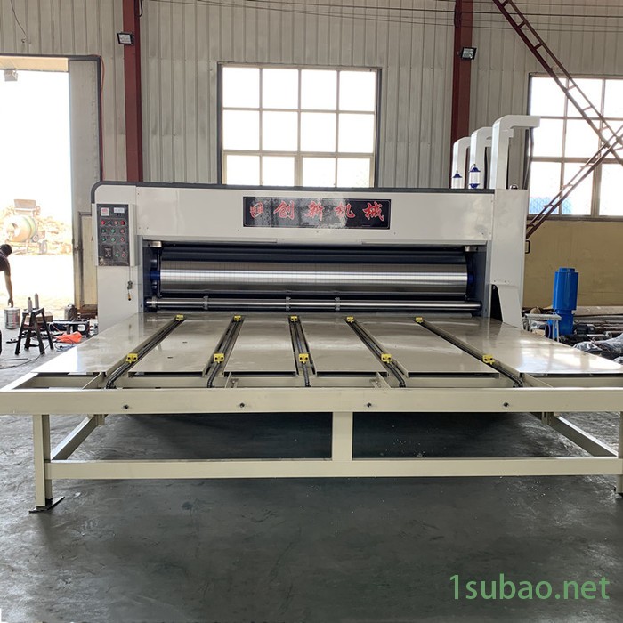 创新1425 水墨印刷机生产厂家 半自动水墨印刷开槽一体机 快递纸箱成型机器 纸箱生产设备图3