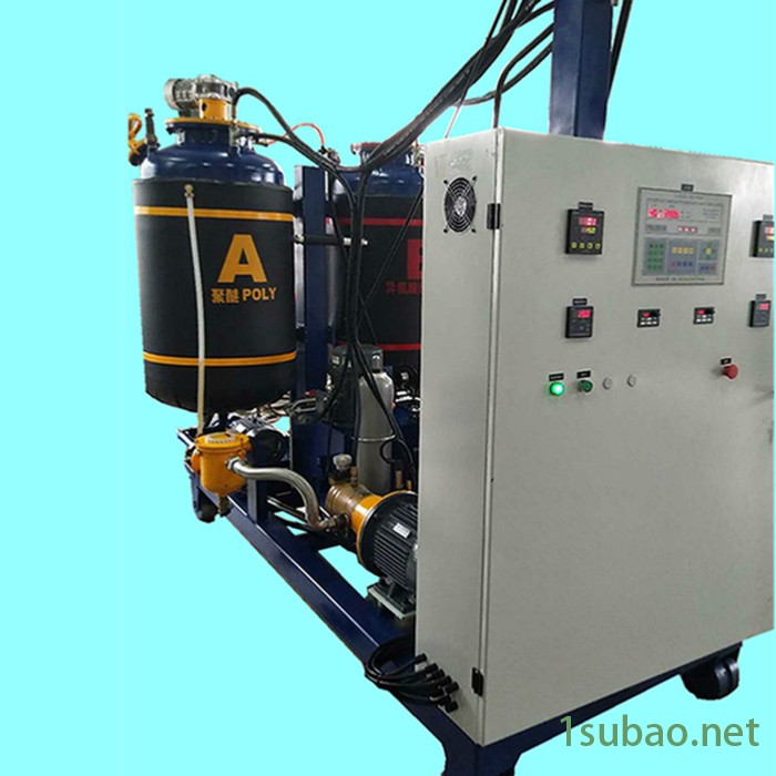山东新型外墙保温板加工成型机器 外墙泡沫板聚氨酯发泡机械价格 PU高压自动混合发泡机图2