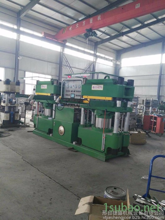河北捷盛**300T650*1000台面平板双联硫化机 全自动模压机 橡胶注射成型机 螺旋注胶挤出机图4