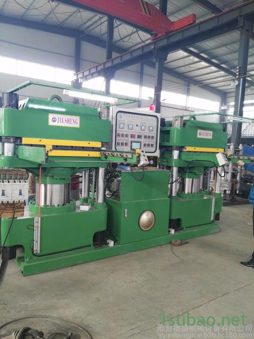 河北捷盛**300T650*1000台面平板双联硫化机 全自动模压机 橡胶注射成型机 螺旋注胶挤出机图2