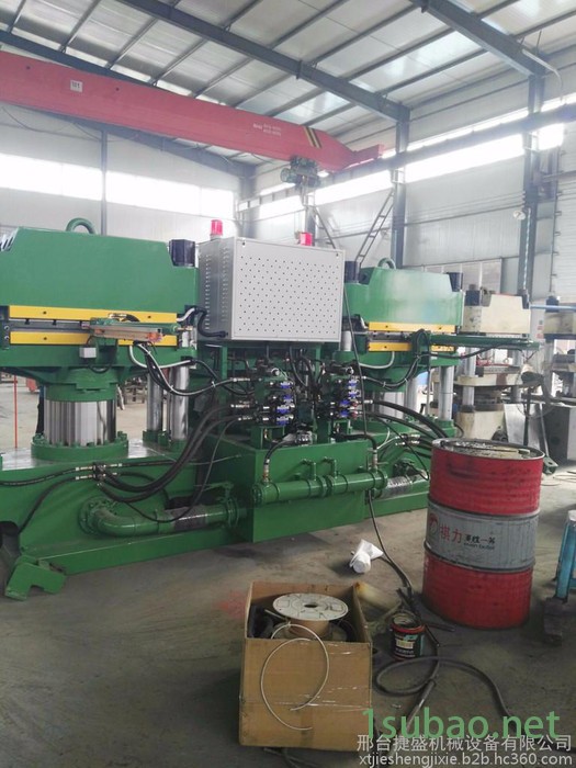 河北捷盛**300T650*1000台面平板双联硫化机 全自动模压机 橡胶注射成型机 螺旋注胶挤出机图3