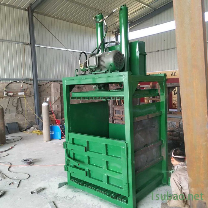 棉花废纸垃圾全自动液压打包机 皮革废料压缩成型液压打捆机图2