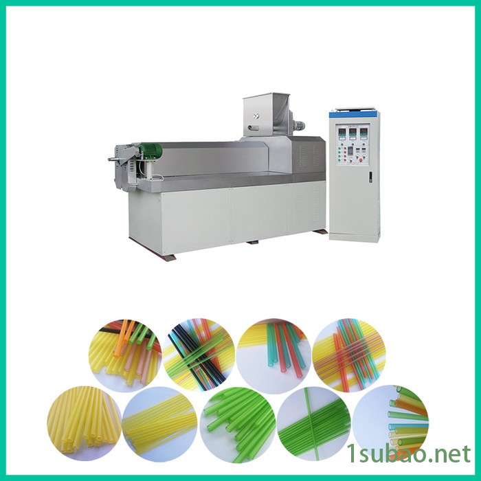 可食用吸管生产线 大米吸管生产线 大米吸管生产设备 单螺杆挤出机 欢迎订购图4