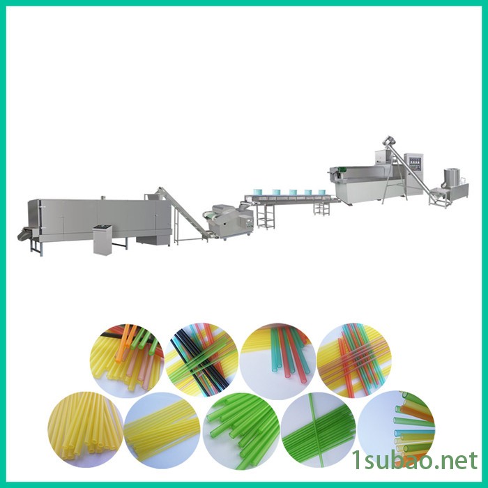 可食用吸管生产线 大米吸管生产线 大米吸管生产设备 单螺杆挤出机 欢迎订购图5