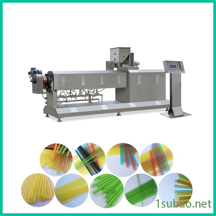 可食用吸管生产线 大米吸管生产线 大米吸管生产设备 单螺杆挤出机 欢迎订购图7