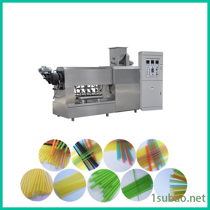 可食用吸管生产线 大米吸管生产线 大米吸管生产设备 单螺杆挤出机 欢迎订购图3