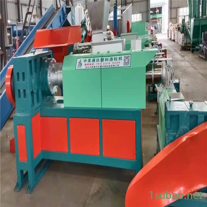 单螺杆挤出机 PVC回收造粒机 塑料挤出造粒生产线图4