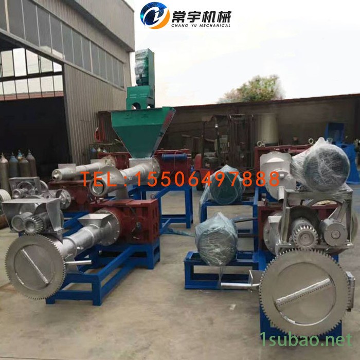 塑料造粒颗粒机 单螺杆废旧塑料再生机 塑料挤出机 塑料辅机 全自动环保塑料造粒机组 聚乙烯塑料颗粒机图5