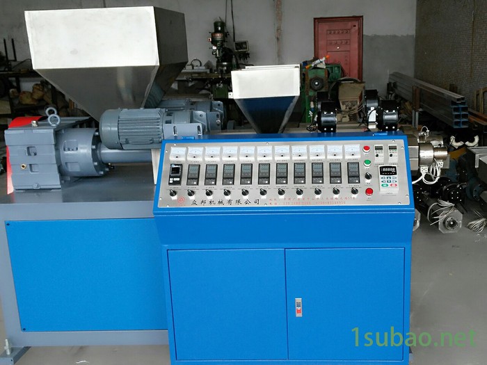 广东 电脑伺服切断机精度0.1制管片材挤出机硅胶管挤出机单双螺杆图4