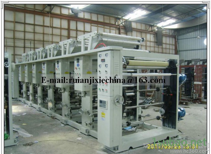 BOPP PVC凹版印刷机 OPP背心袋印刷机 PE薄膜双色图2