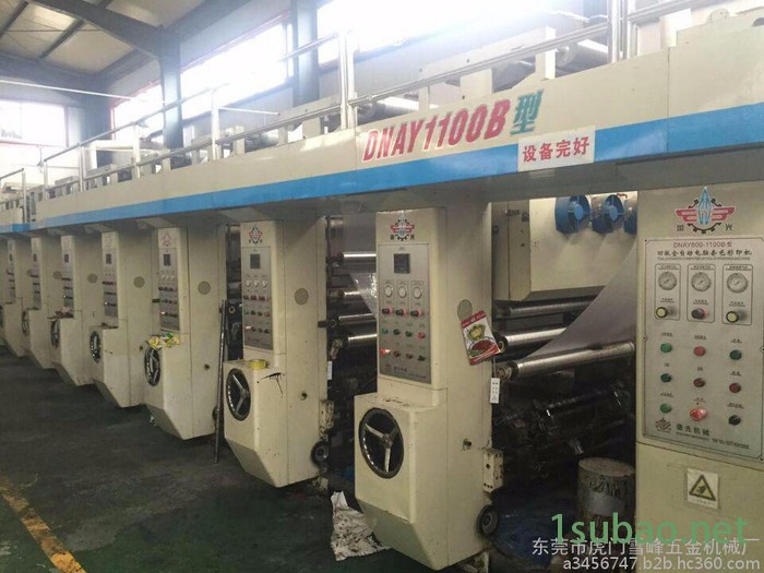 广东转让二手高速凹版印刷机 1050 9色无轴电脑机图4